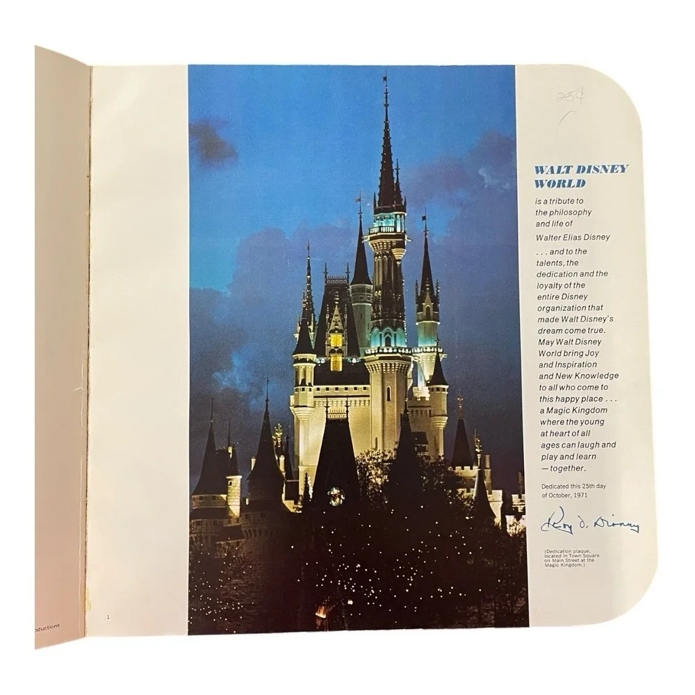 The Story of Walt Disney World Commemorative Edition Paperback Book